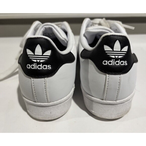 Adidas Superstar Shoes White Metallic Silver Womens Size 6.5 Shoes Trainers - Picture 3 of 11